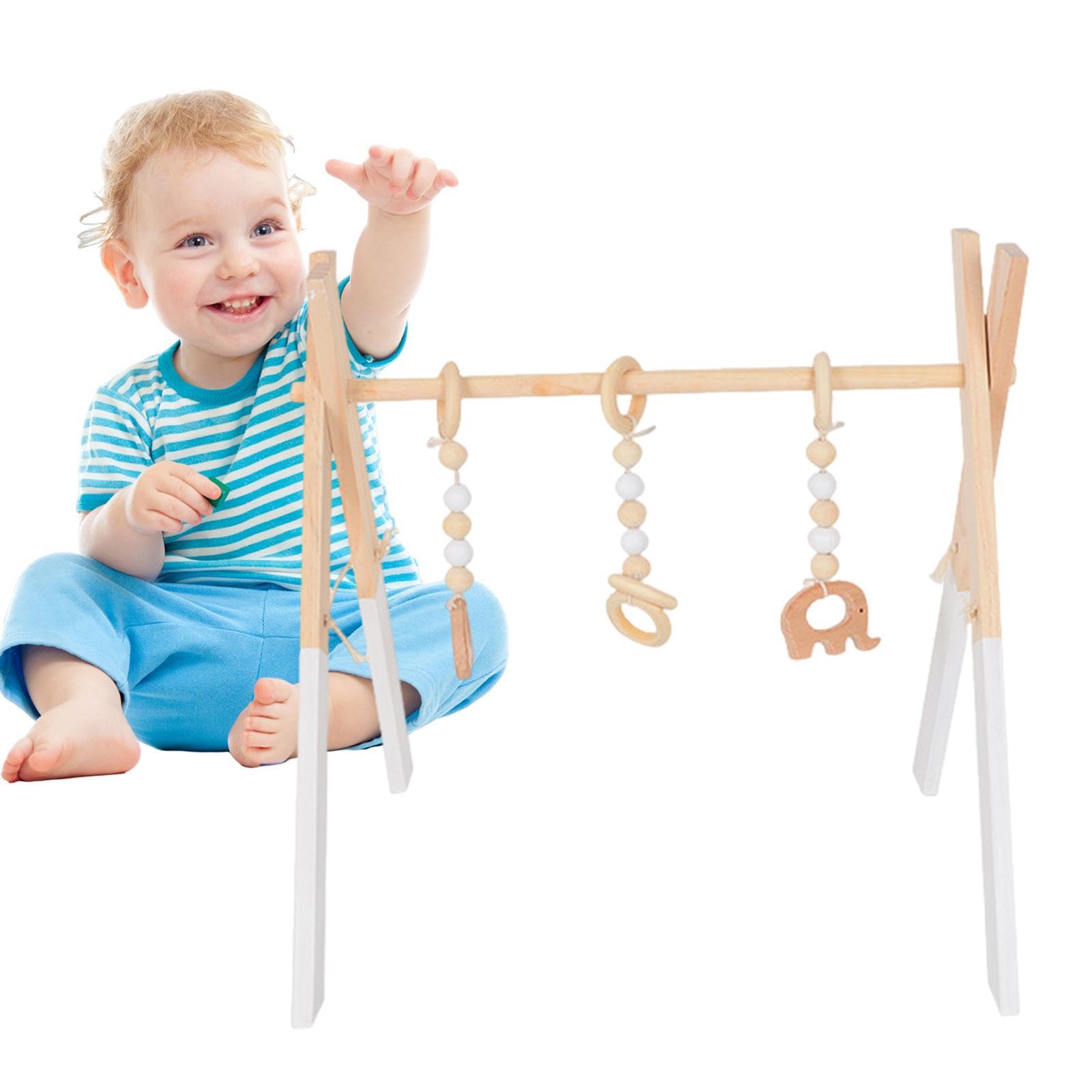 Gimnasio de Actividades Shakven Madera Plegable para Niños Pequeños
