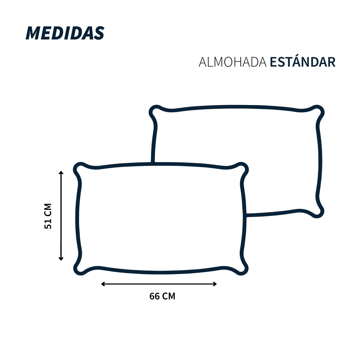 Almohadas Memory Foam TESSO HOME Blancas Semi Firmes con Microfibras de Gel King Size