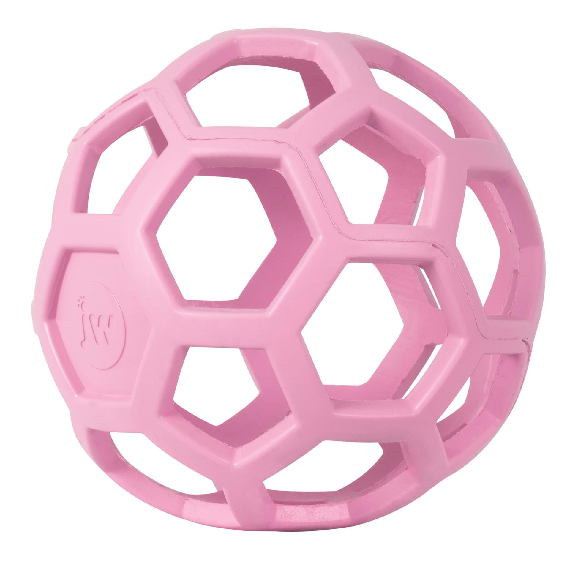 Juguete Bola de Rompecabezas JW Pet Rosa Hule Natural Grande para Perro