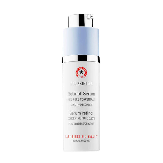 First Aid Beauty FAB Skin Lab Retinol Serum 0.25% Pure Concentrate, 1 oz
