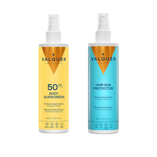 Valquer Pack Protector Solar Corporal y Capilar 600ml