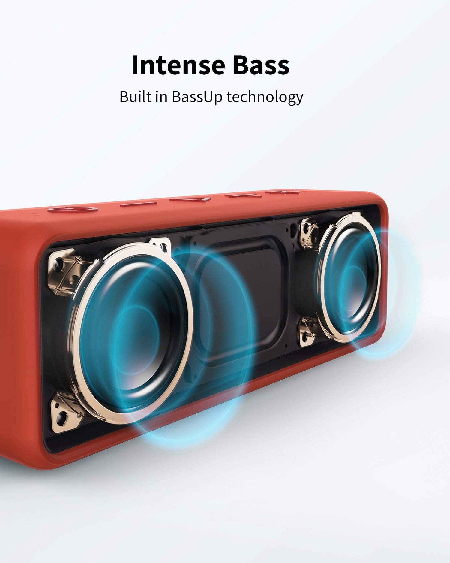 Soundcore Anker 2 Bocina Bluetooth Potente, batería de 24 Horas, protección contra el Agua IPX7, Graves enormes con Dos Controladores de Graves