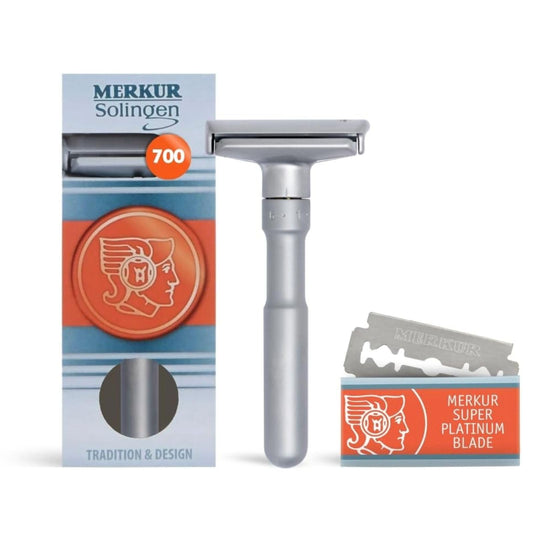 Merkur Futur - Cuchilla de afeitar ajustable de doble filo, MK-700002, 1 pieza