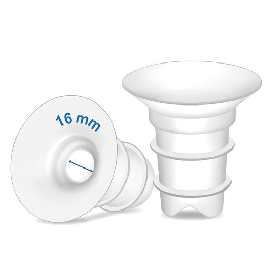 Inserts de Embudo Maymom 16 mm Compatibles con Shields Spectra, Medela para Reducir de 24 mm a 16 mm