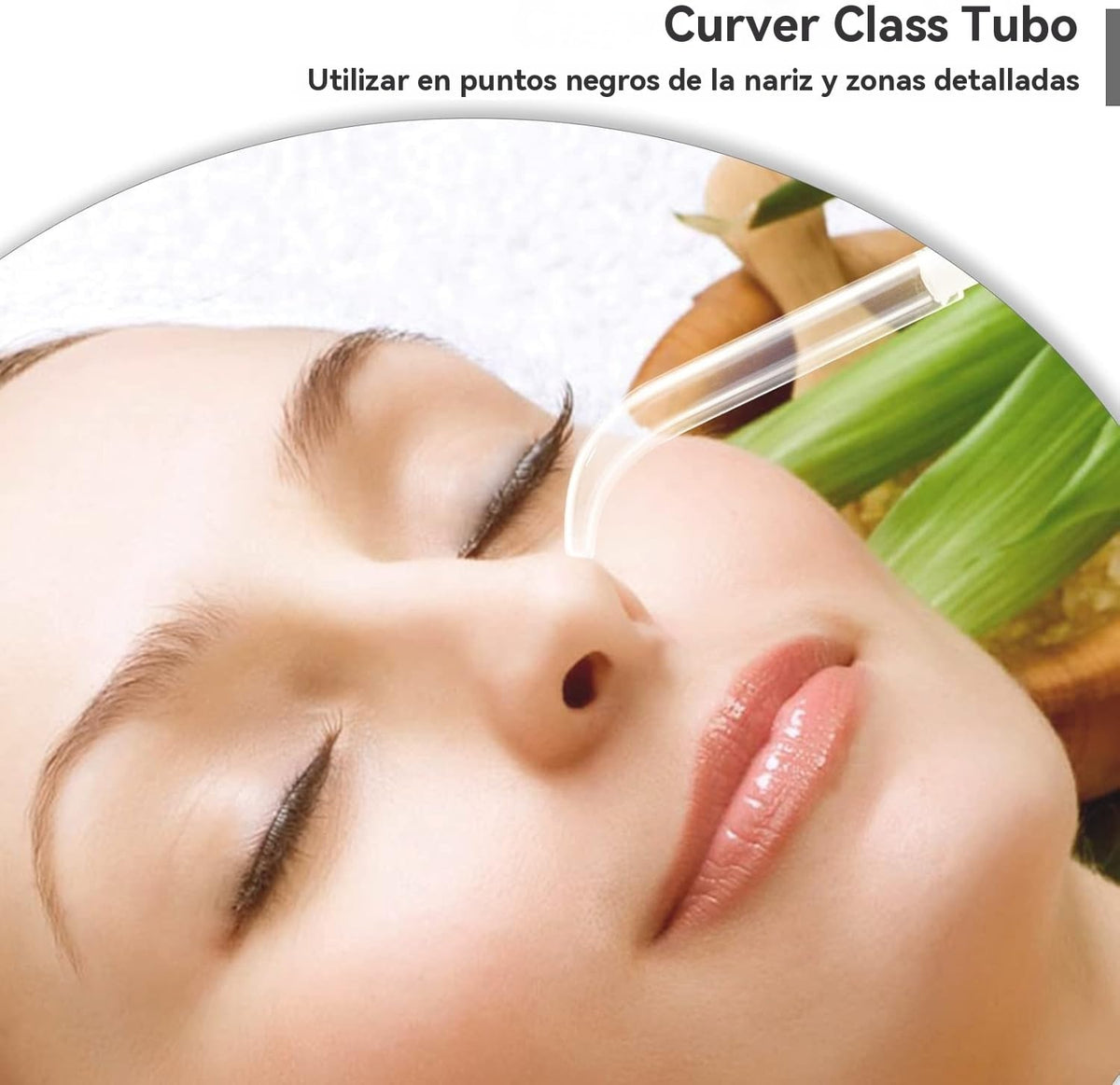 Herramientas de limpieza de cara Blackhead Remover Round Tube Flat Tube Gourd Tube Accessories For Blackhead Removal Device Elitzia ETGT3