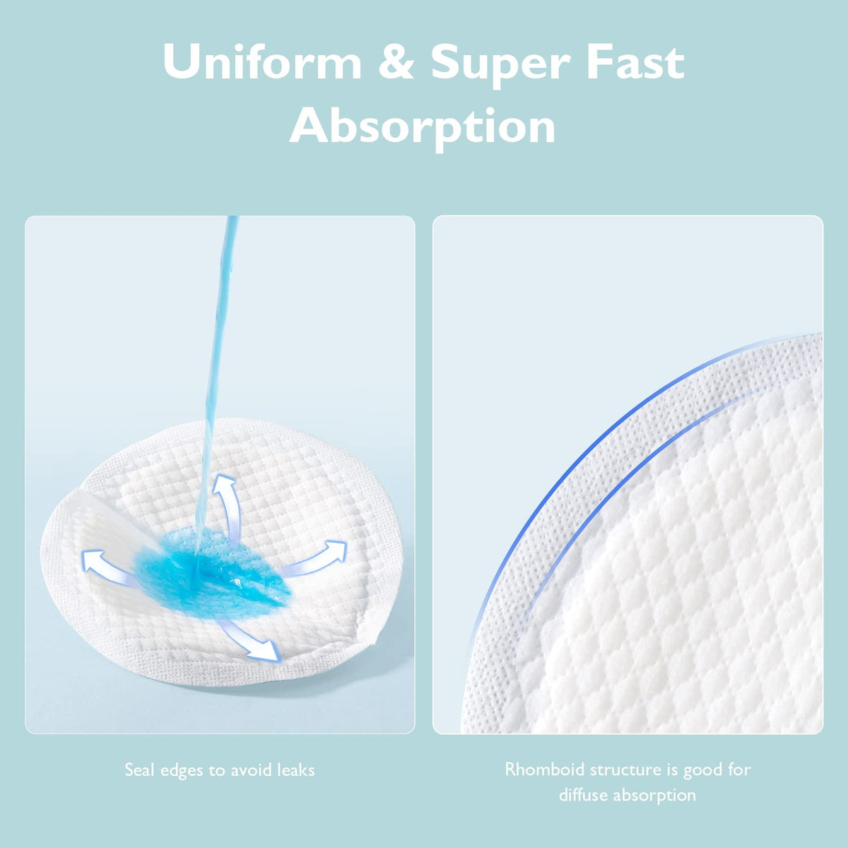 Momcozy - almohadillas para orejas desechables ultrafinas para lactancia, ultra absorbentes y transpirables, hacen que los pechos sean ligeros y descargados, con calcomanía reforzado, empaquetado