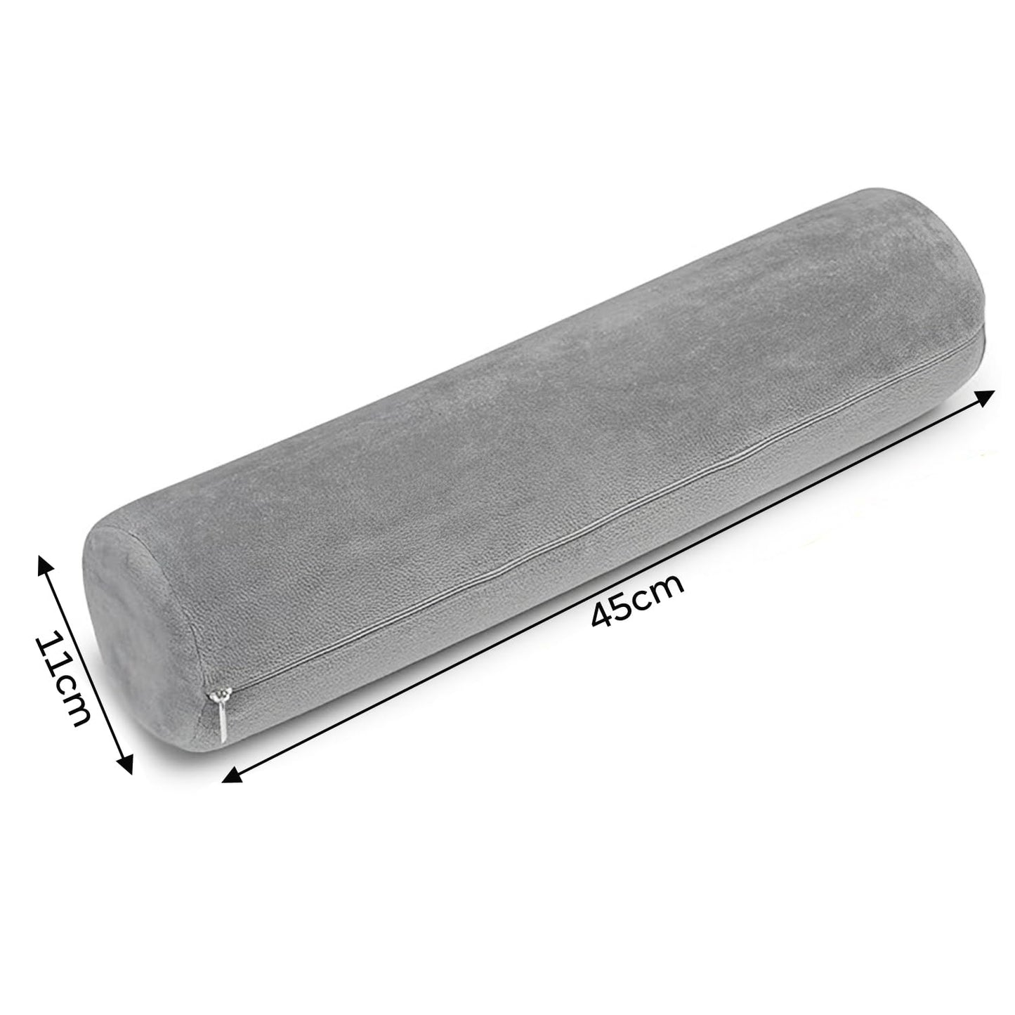 KAMYSEN Almohada Cuello Dormir, Almohada Cuello Espuma con Memoria Lavable, Alivio Dolor Cuello, Almohada Cilíndrica Multifuncional, Almohada Bolster para Cama, Piernas, Espalda y Yoga