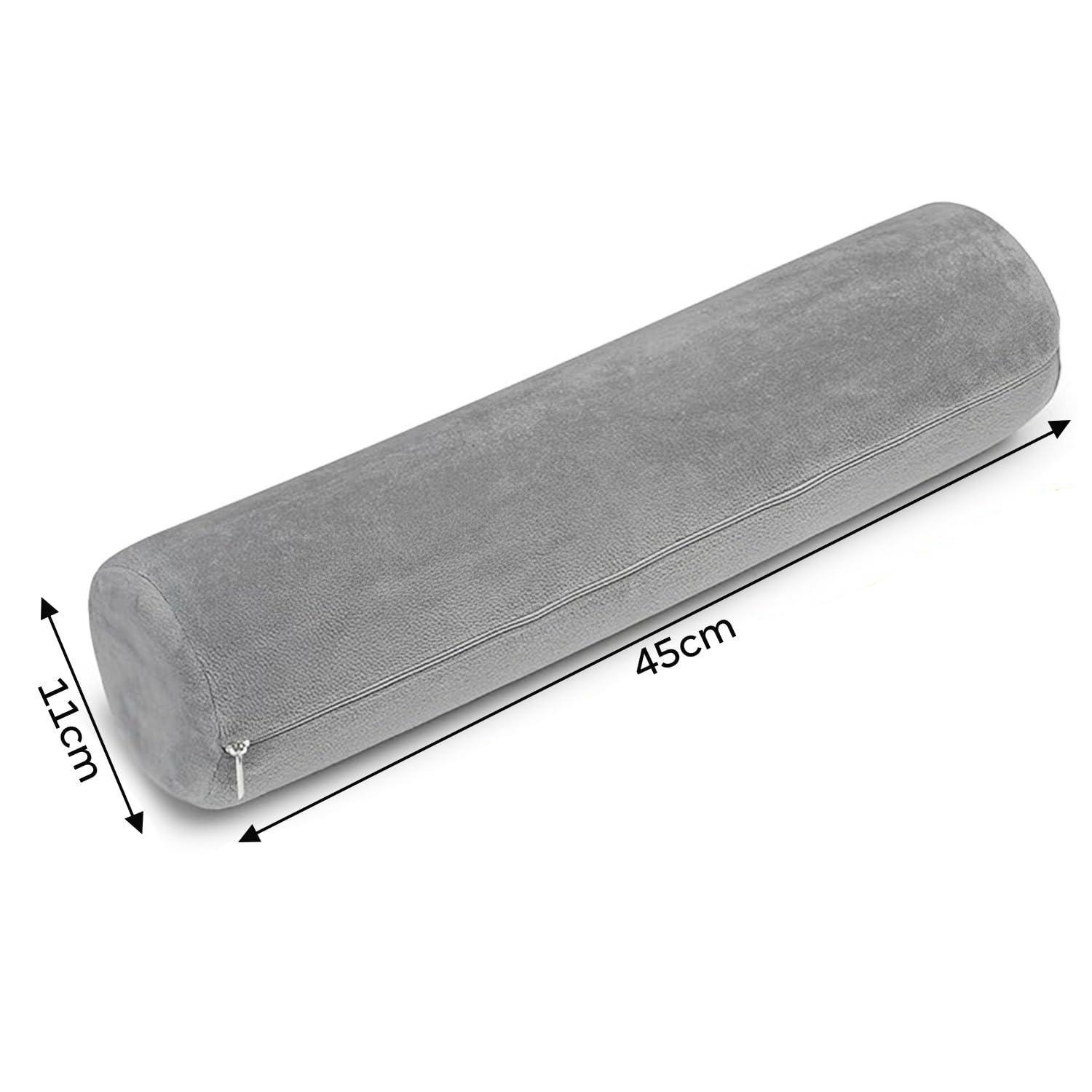 KAMYSEN Almohada Cuello Dormir, Almohada Cuello Espuma con Memoria Lavable, Alivio Dolor Cuello, Almohada Cilíndrica Multifuncional, Almohada Bolster para Cama, Piernas, Espalda y Yoga