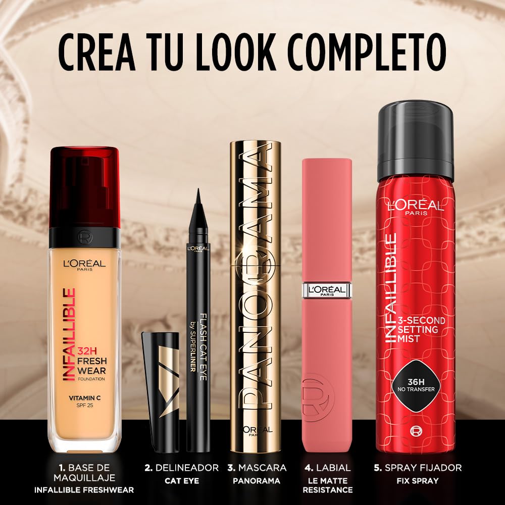 L´Oréal Paris, Corrector liquído de larga duración 24h, Infallible More than concealer,Tono 338 Honey, 14.4ml