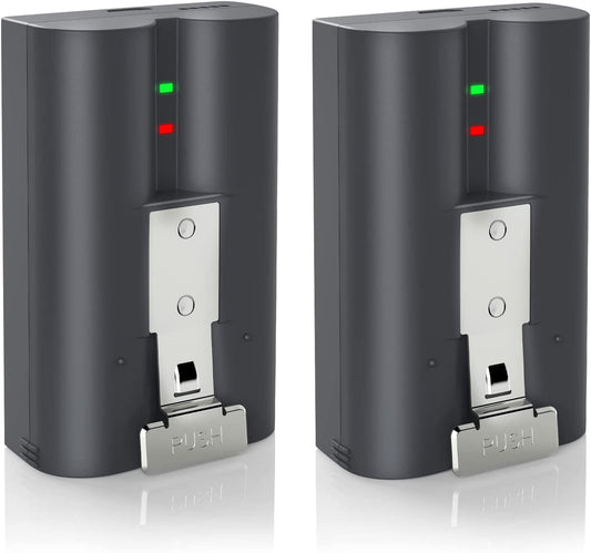 Batería Recargable PHTEGI 6040mAh de Repuesto para Ring Video Doorbell 2 3 4 y Ring Stick Up CAM (2da y 3ra Gen) en Paquete Doble