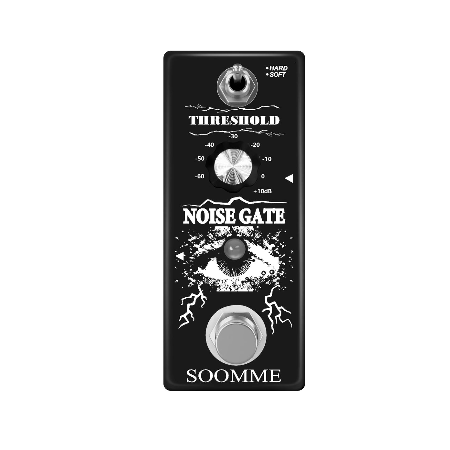 Pedal Noise Gate Suppressor SOOMME Metal con 2 Modos para Guitarras Eléctricas