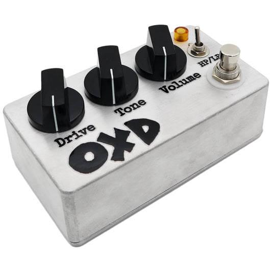 Pedal Overdrive Hecho a Mano Brillante y Plano para Guitarra Eléctrica