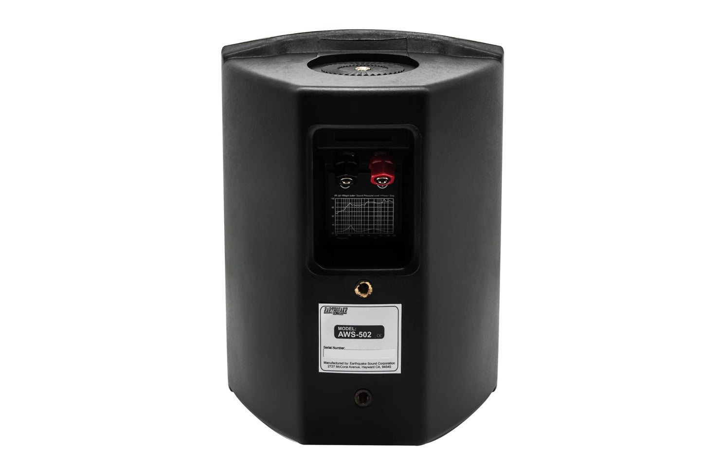 AWS502W Par de Bocinas Intemperie Negro