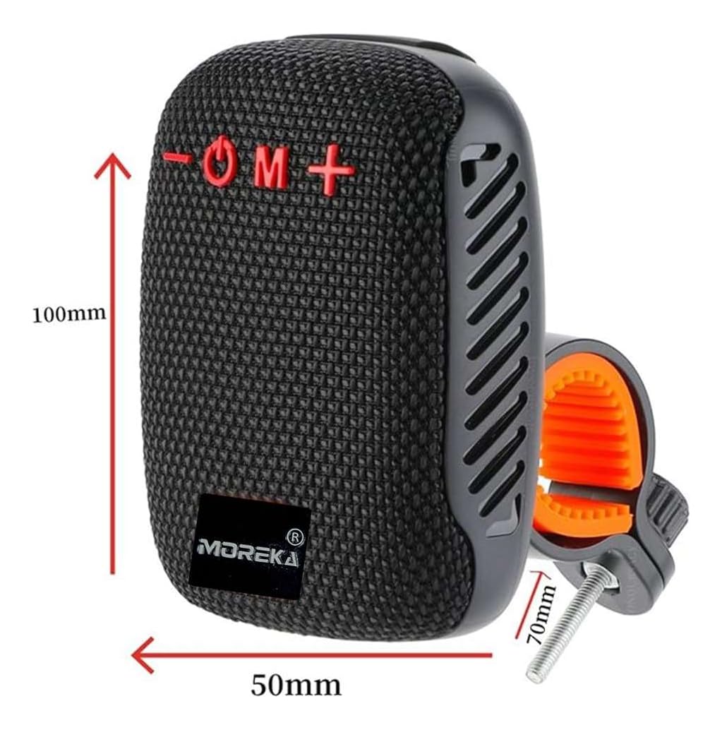 Bocina Bluetooth MOREKA Verde 405 TF Card Radio FM Resistente al Agua 8W para Moto
