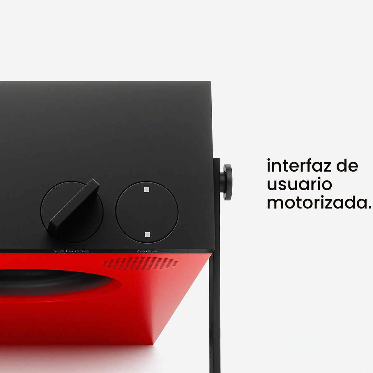 Altavoz Estéreo Inalámbrico Bluetooth Teenage Engineering Rojo con Radio FM y Batería Recargable de Larga Duración