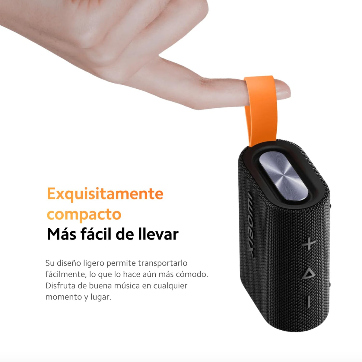 Altavoz Bluetooth Xiaomi Negro Inalámbrico Portátil Impermeable Diseño de Bolsillo Compacto 10 Horas de Autonomía
