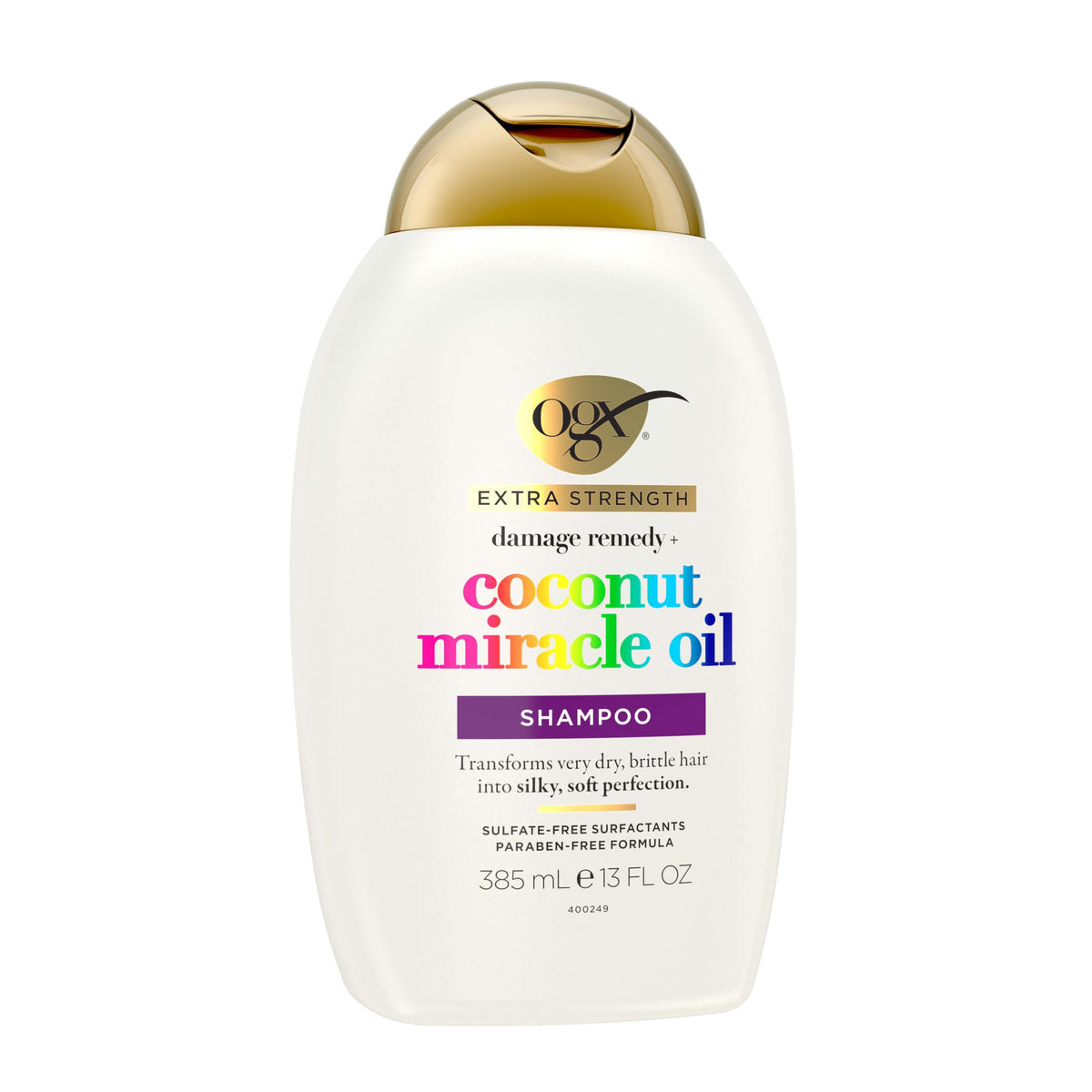 OGX, Shampoo Reparador de Aceite de Coco, 385 ml