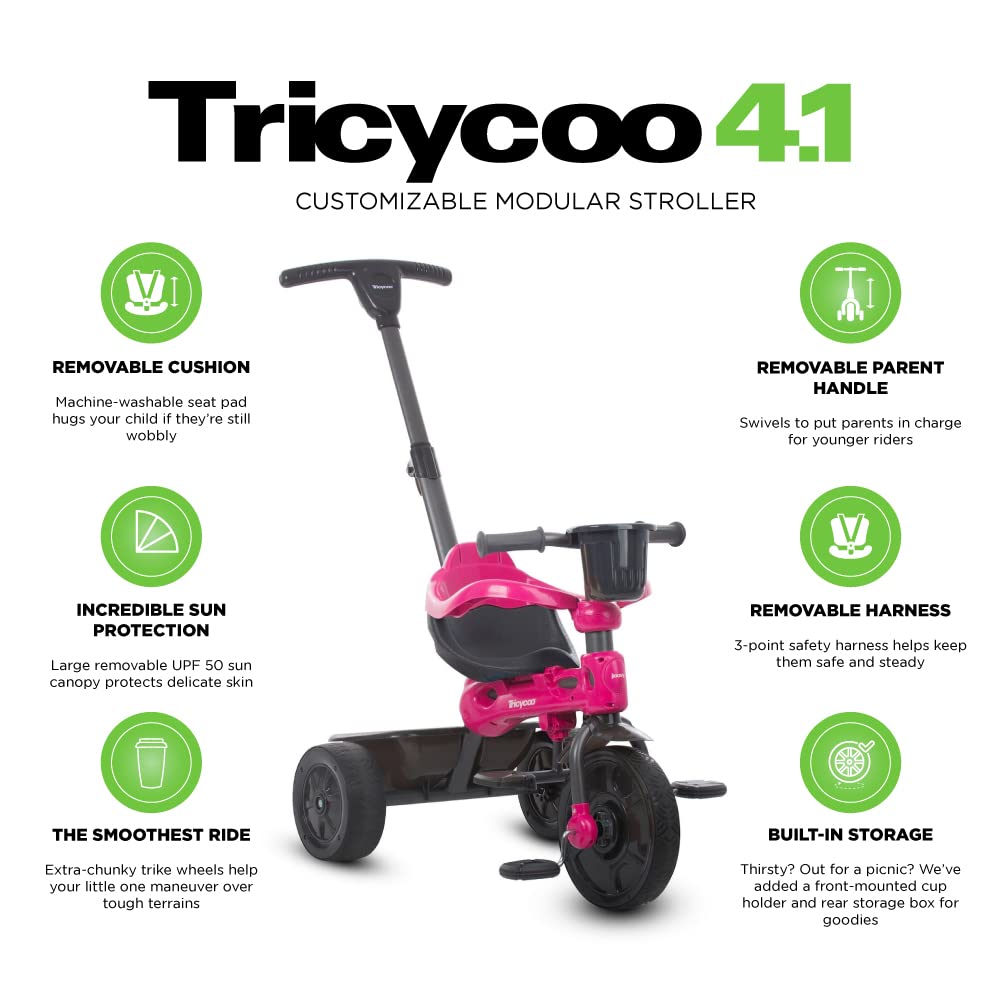 Triciclo JOOVY Rosa 4.1