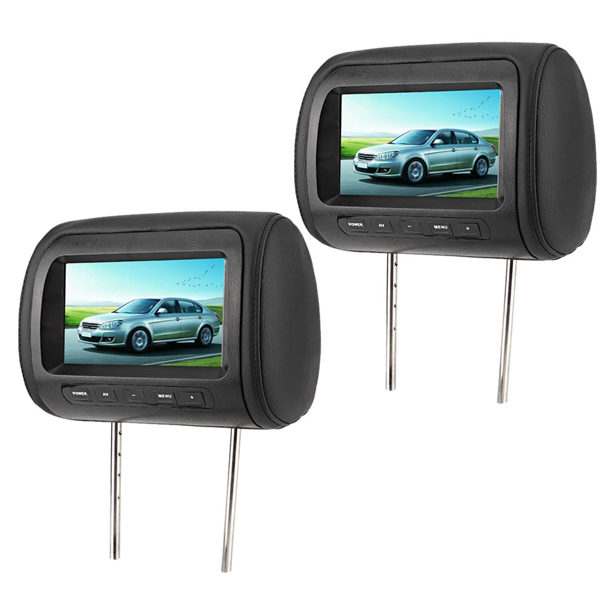 Reproductor de Video Portátil Astibym 7 Pulgadas Monitor Universal para Coche