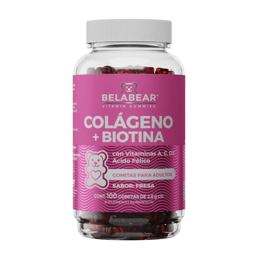 BELABEAR - Colágeno + Biotina 100 Gomitas by Belabear