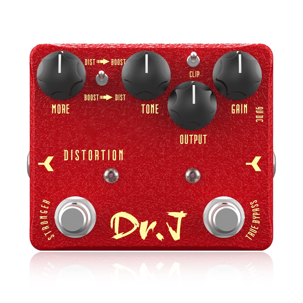 Pedal de Distorsión JOYO Clásico Modificado Gama Alta Dr.J Series para Guitarra Eléctrica