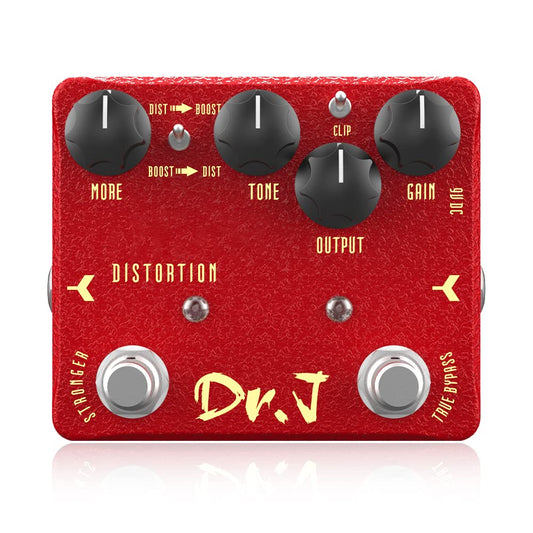 Pedal de Distorsión JOYO Clásico Modificado Gama Alta Dr.J Series para Guitarra Eléctrica
