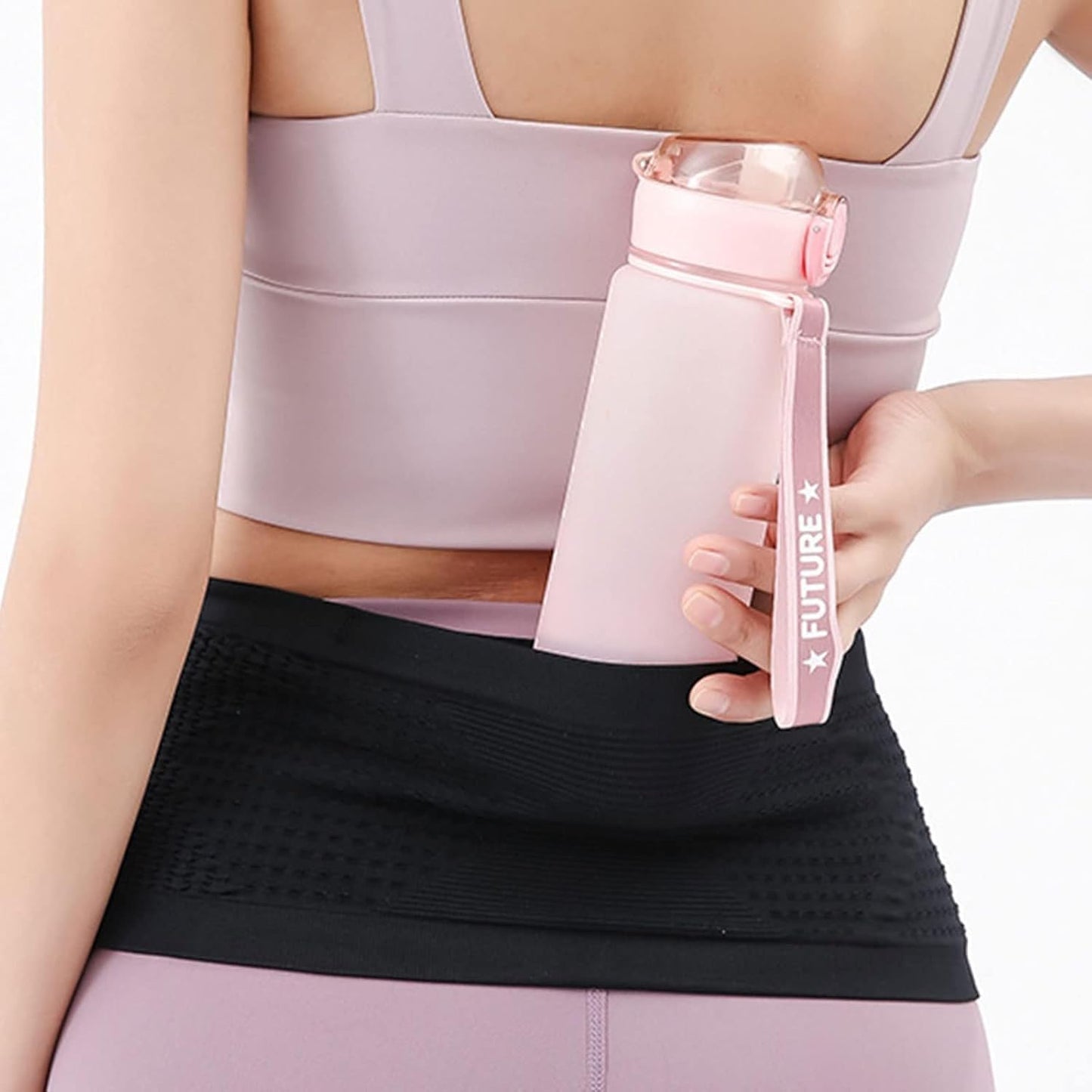 LBYHZS Riñonera para Correr, Cangurera Deportiva Elástica, Riñonera Delgada Ajustable, Cangurera para Correr para Hombre y Mujer, Ideal para Ciclismo, Trotar, Running, Gimnasio, Viaje (L)