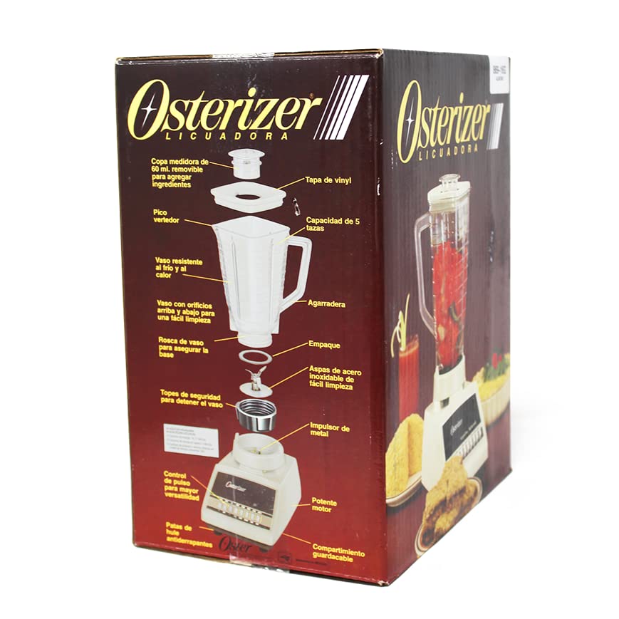 Licuadora Oster Almendra Galaxy 10 Velocidades Vaso Plástico