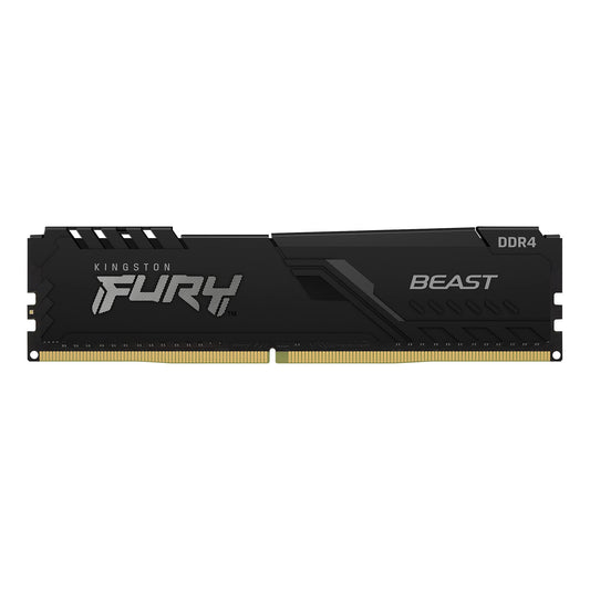 Memoria DDR4 Kingston Fury Beast 16GB 3200MHz CL16 Negro para PC Gamer