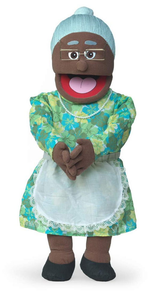 Granny African American 30 Professional Full/Half Body Puppet by Silly Puppets