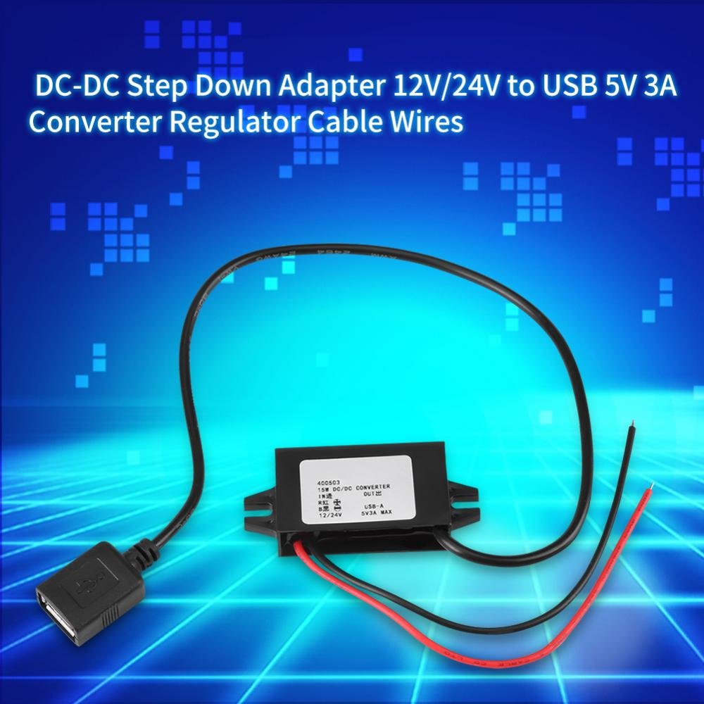 Convertidor de Voltaje Reductor Tangxi USB 5V Negro para Hombre