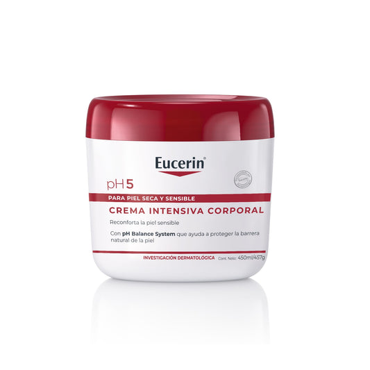 Eucerin Ph5 Crema Intensiva Corporal para Piel Sensible o Seca,450ml