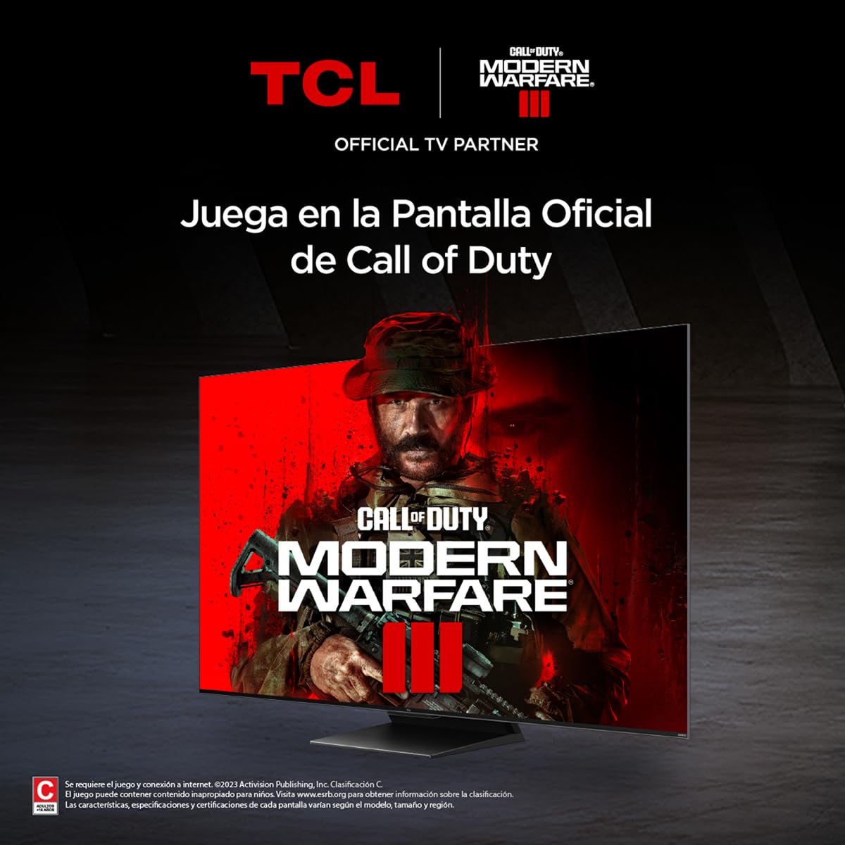 TCL Smart TV Pantalla 55'' 55QM741G Google TV QLED -MiniLED, Dolby Vision HDR10 AIPQ 1300 NITZ DLG 240HZ IMAX, Dolby Atmos Virtual X Subwoofer 20W, Quad Core Bezel-Less,Compatible con Alexa