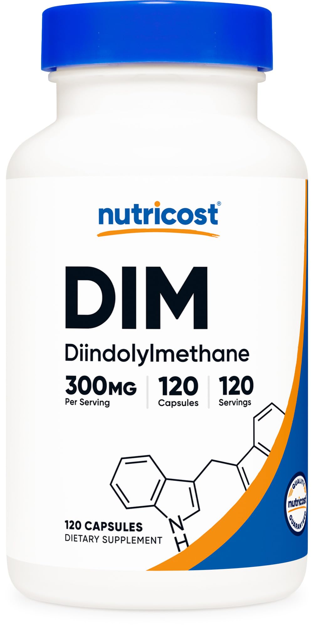 Suplemento Nutricost DIM Diindolilmetano con BioPerine 300mg Vegano