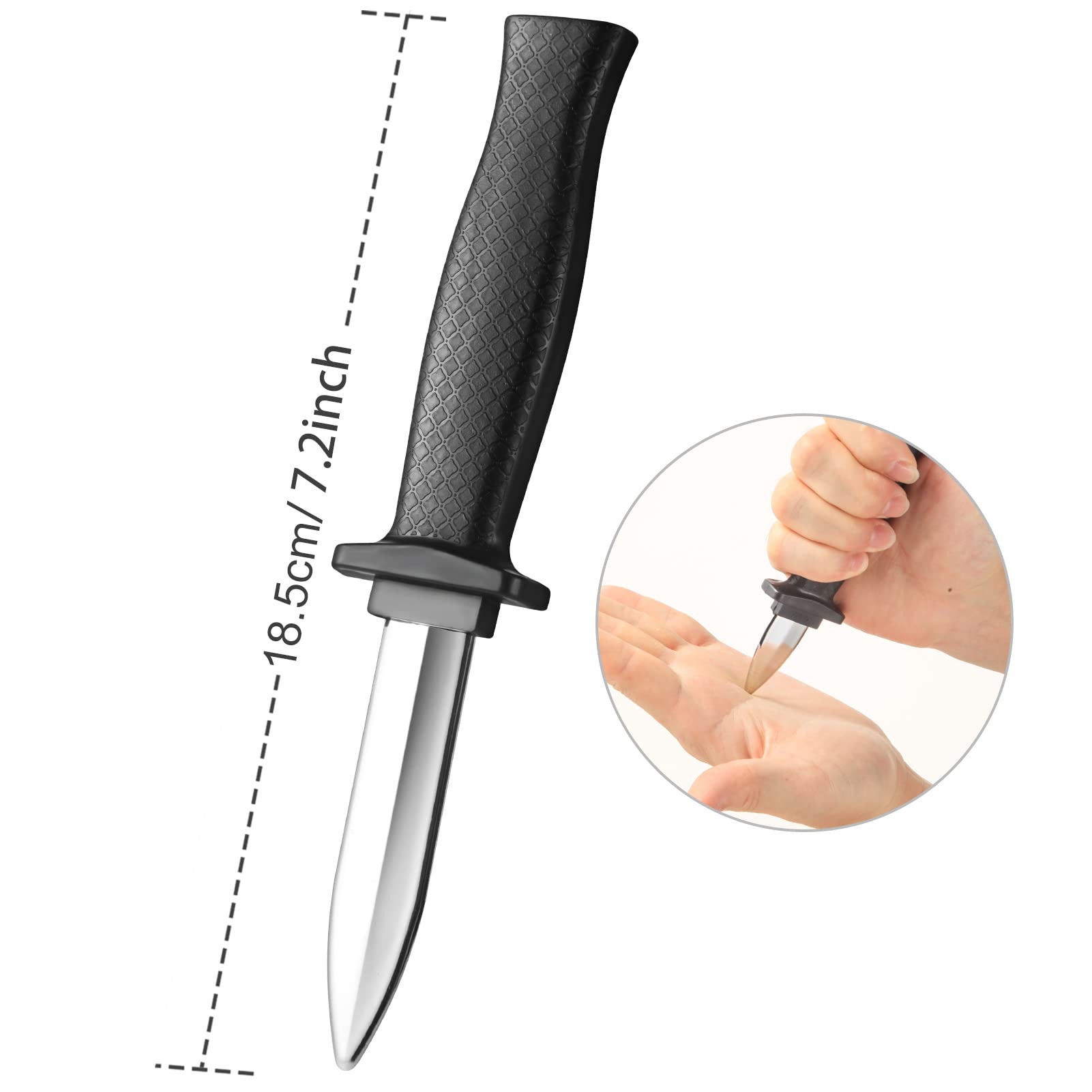 Paquete de 15 Cuchillos Retráctiles ZJoey Rojos Estilo D para Halloween