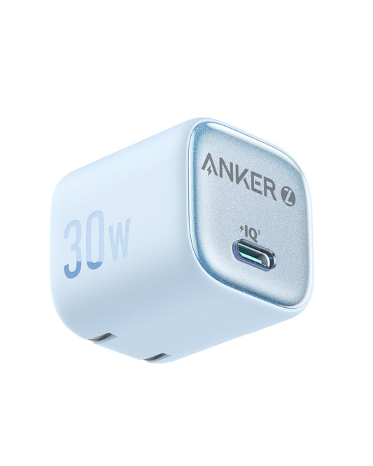Cargador Rápido Anker 30W Compacto en USB C con Control de Temperatura Avanzado Compatible con iPhone y Samsung