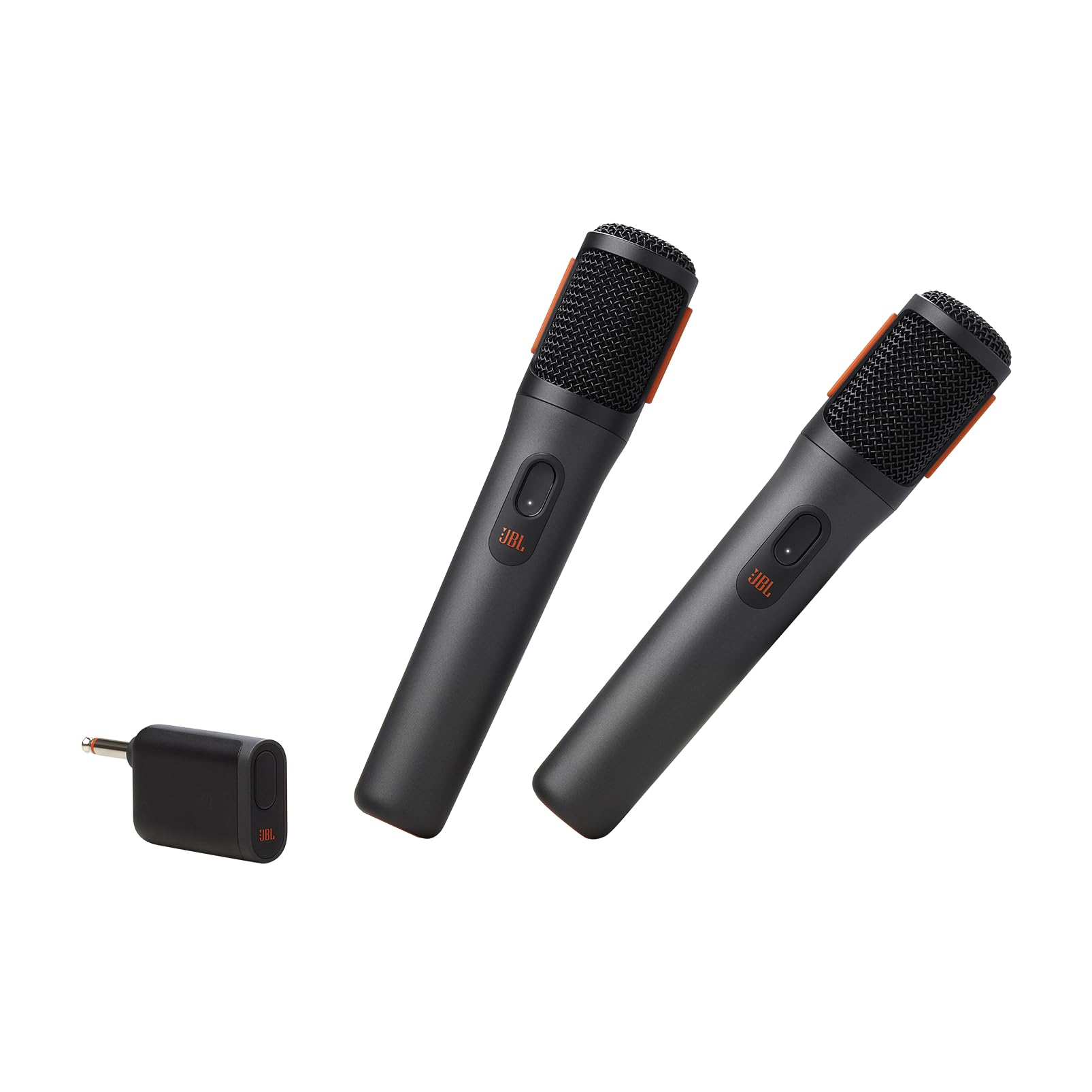 JBL PartyBox - Micrófono inalámbrico – 2 micrófonos inalámbricos Digitales, batería Recargable (20 Horas - 700 mAh), Voz Clara, Sonido nítido, conexión Estable de 2.4 GHz, Compatible con Todos los