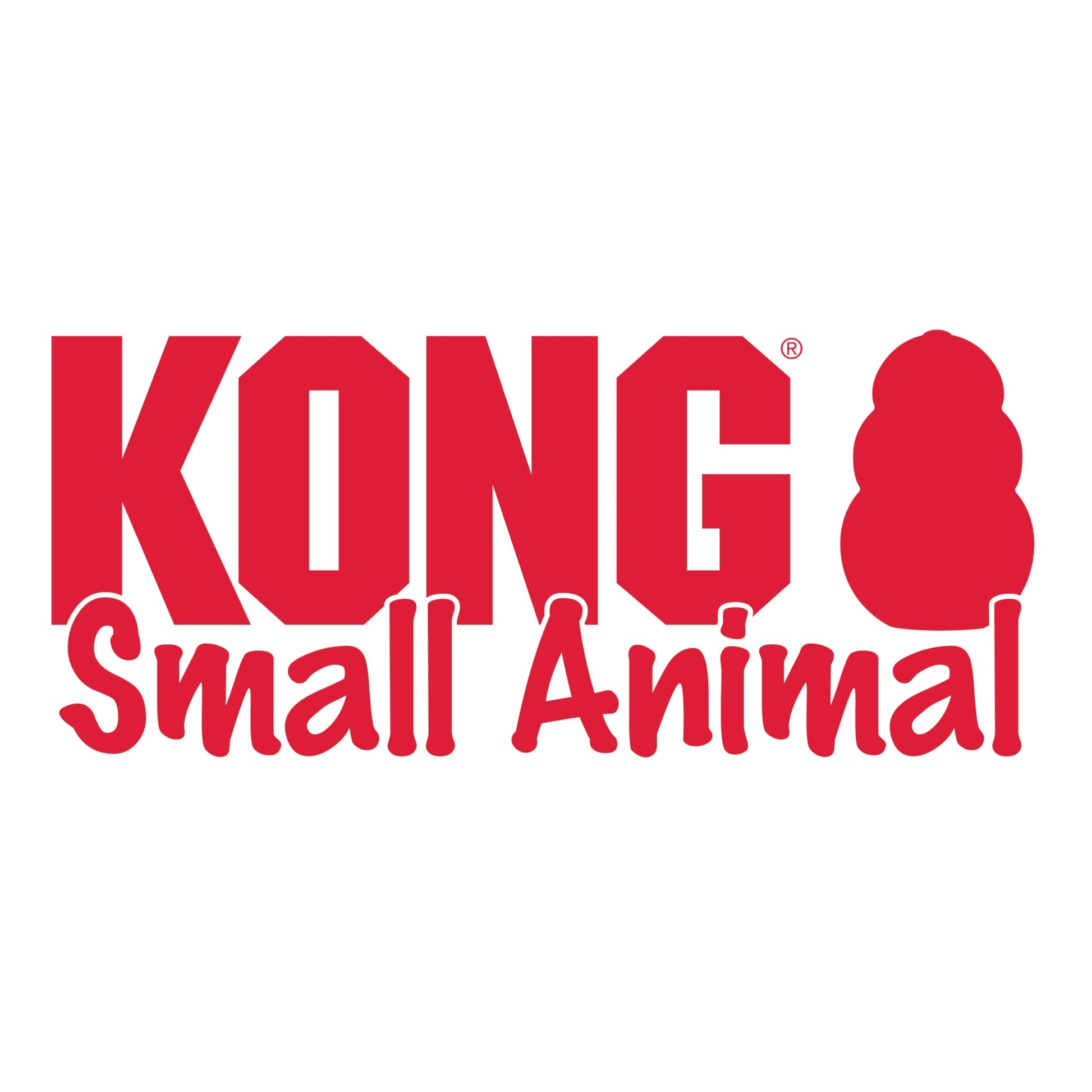 Kong Juguete Interactivo Classic para Aves y Hurones/Conejos, Color Rojo, Talla Única