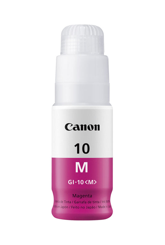 Canon Tinta GI-10 M Botella De Tinta Magenta con 70ml para G5010/G6010/G7010