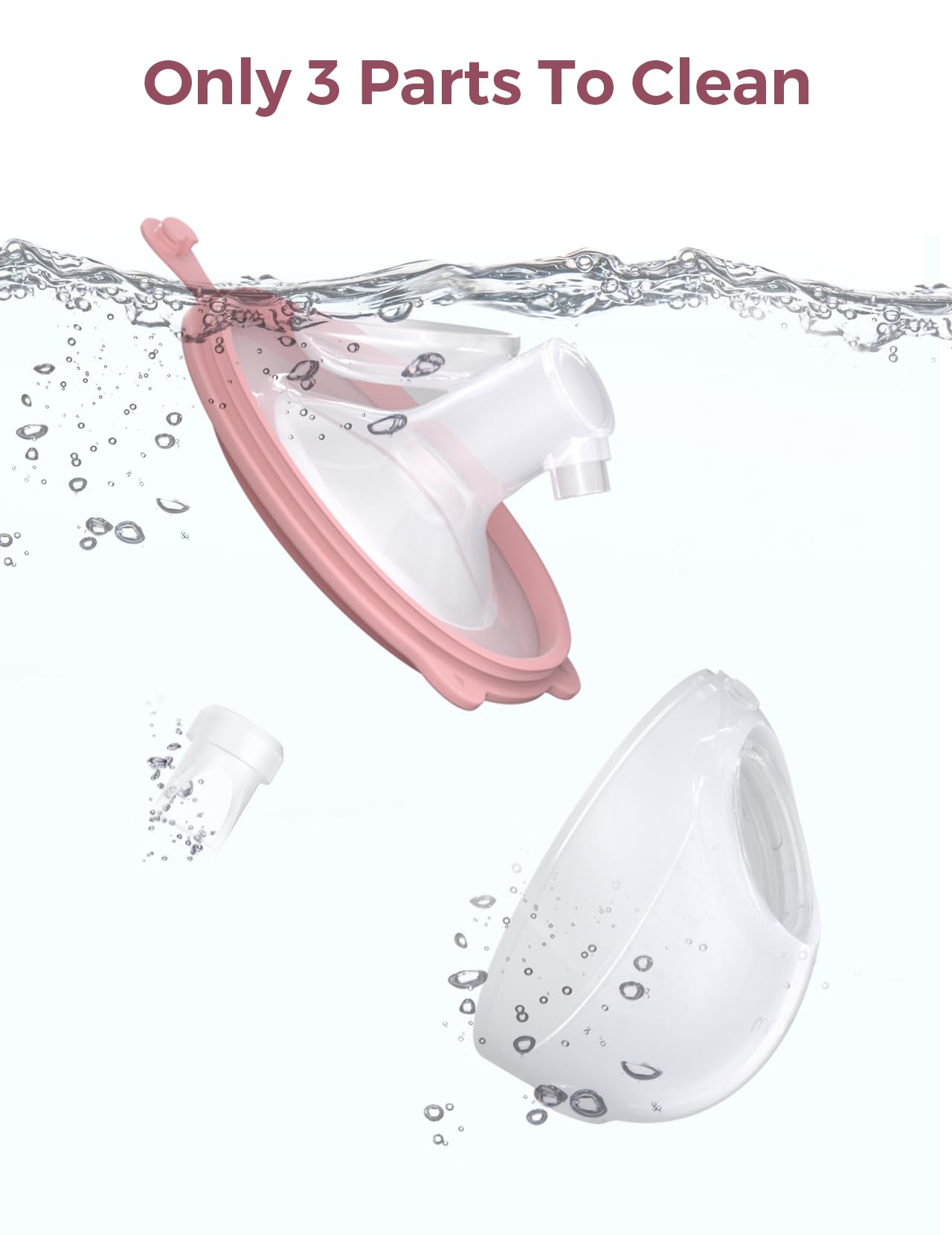 Momcozy Recolector de Leche Original Completo, Solo Compatible con V1 Pro/V2 Pro, 1 Pieza