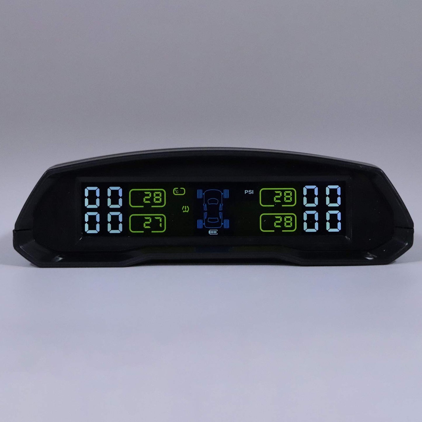 Sistema de Monitoreo de Presión de Llantas Aramox T802C-TJ LCD Digital Inalámbrico Solar USB