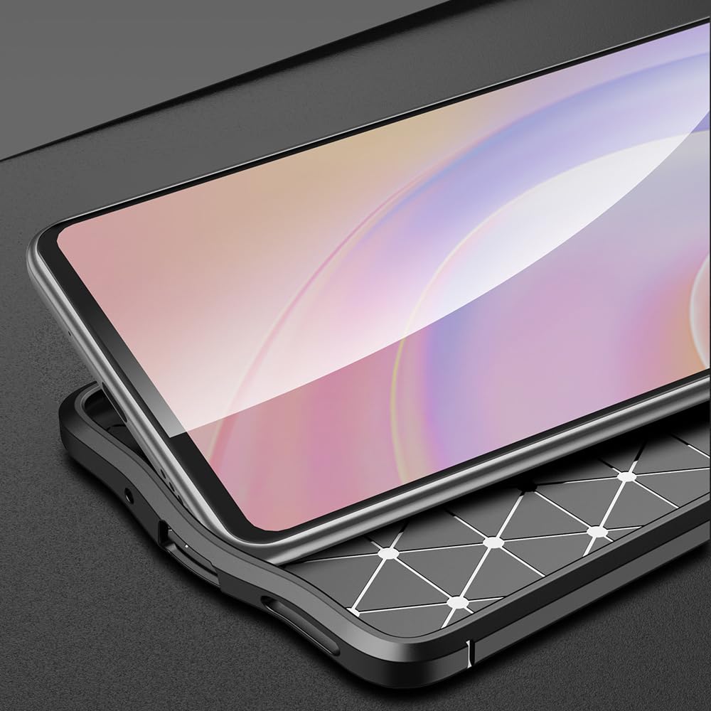 DABUNA Funda para Huawei Nova 9 SE 4G y 5G y Honor 50 SE Case Uso Rudo Protector de Cámara Duradero Suave Antihuellas Protector Cover (Negro)