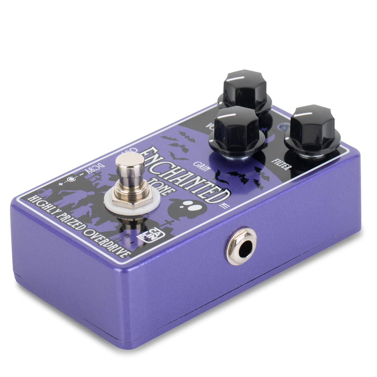 Caline CP-511 Encantado tono Overdrive pedal de efecto guitarra True Bypass carcasa de aleación de aluminio