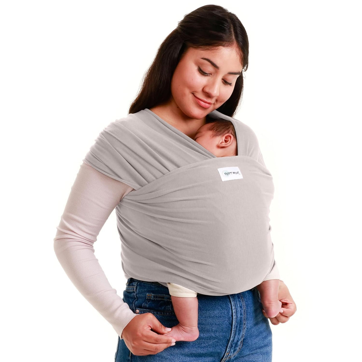 Sleepy Wrap - Envoltura portabebés para bebés de 7 a 35 libras, ligera