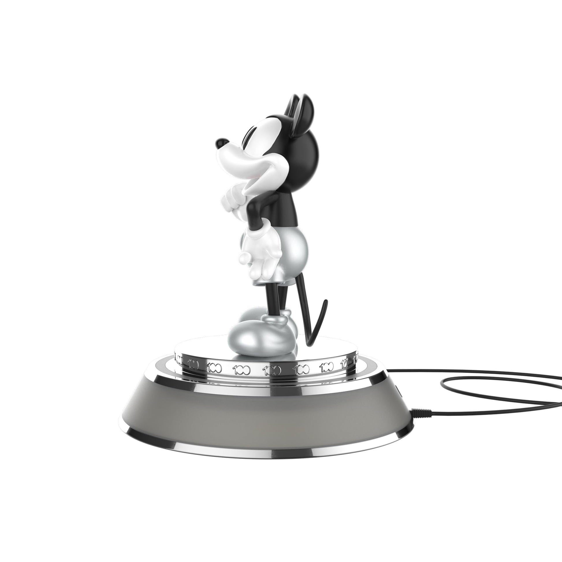 Disney 100 Mickey Mouse - Lámpara LED con tres niveles de intensidad decoración la magia de Disney 100 en tu hogar luz de noche figura 3D