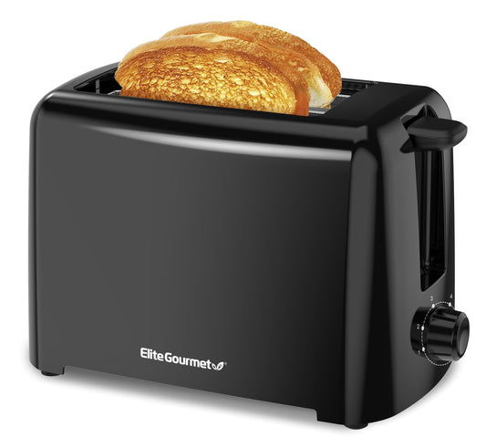 Elite Gourmet ECT1027B tostador de tacto fresco con 6 ajustes de temperatura y ranuras extra anchas de 1.25 pulgadas para bagels, gofres, panes especiales, hojaldre, aperitivos, certificado ETL, 2
