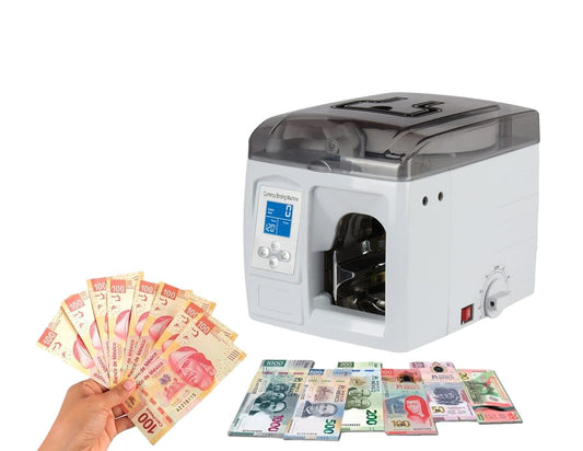 Enfajilladora de Billetes Automática KASH75 KASHBILL Pantalla LCD Alta Precisión para Contabilidad