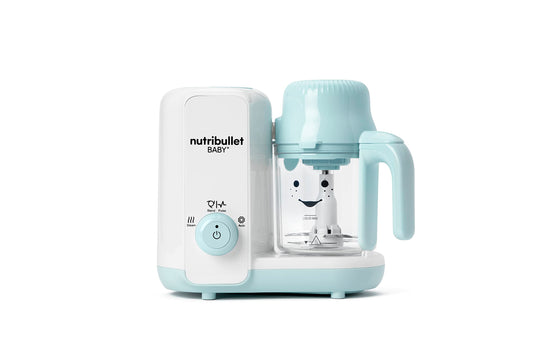 Procesador de Alimentos NutriBullet blanco azul Baby Steam + Blend