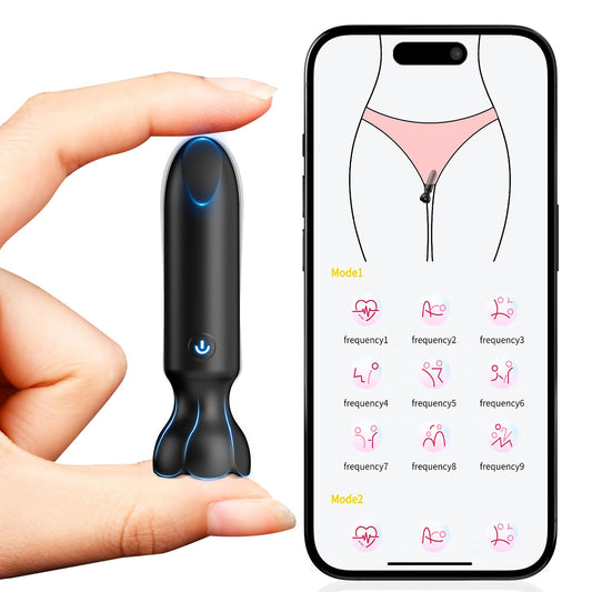AXIVUX Mini Vibrador Bala Para Adultos: Vibradores Controlados Por App, Juguetes Sexuales Femeninos Con 9 Modos De Vibración, Consolador Con Efecto Lápiz Labial Para El Punto G Y El Clítoris, Vibrador