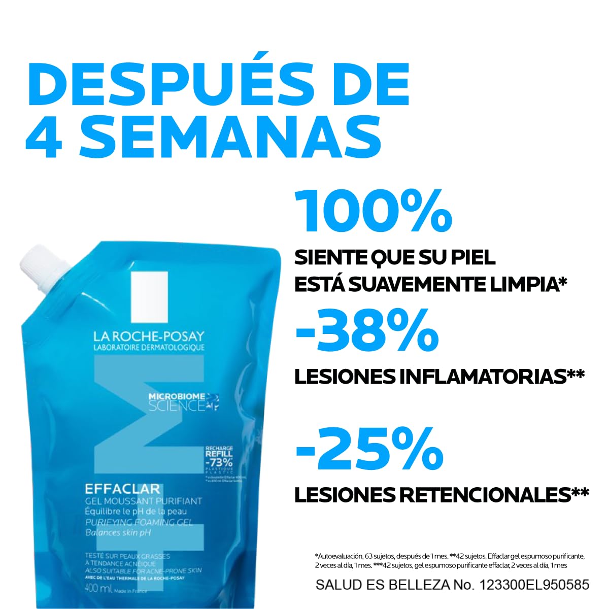 La Roche-Posay Effaclar Gel Purificante +M Refill 400ml